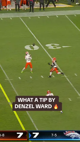the celly at the end 😂 #denzelward #cleveland #browns #nfl 