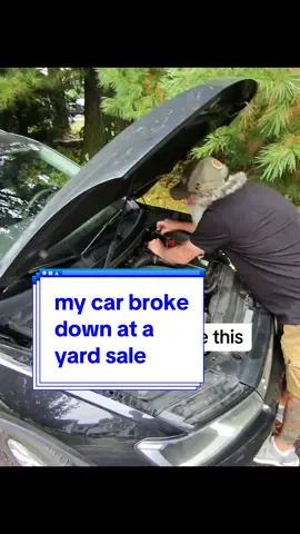 This was a first 😳 #yardsale #englishmaninnewyork #boss #bose #fliplife #brokedown 