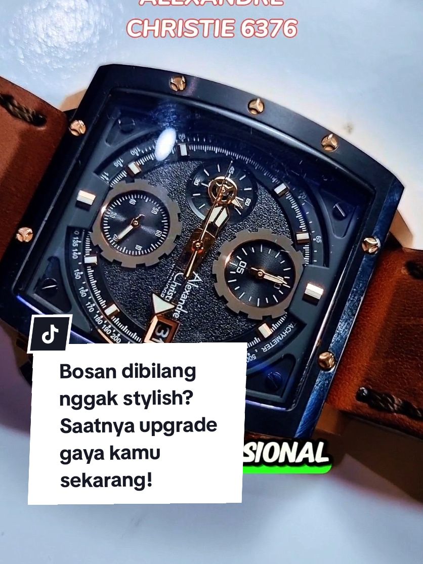 Bosan dibilang nggak stylish? Saatnya upgrade gaya kamu sekarang!, miliki jam tangan pria ALEXANDRE CHRISTIE 6376, anti air, strap kulit sapi, jam cowok yang bikin kamu tampil stylish dan modern, garansi 1 tahun. Kualitas beda dengan yang lain. #alexandrecristie6376 , #jamtangancowok , #jamtanganpria #alexandrechristieoriginalpria , #alexandrechristieoriginal , #alexandrechristiepria , #alexandrechristieofficial , #alexandrechristiewatch  #smartwatch , #jamtangan , #jamtanganpria , #rekomendasijamtanganpria 