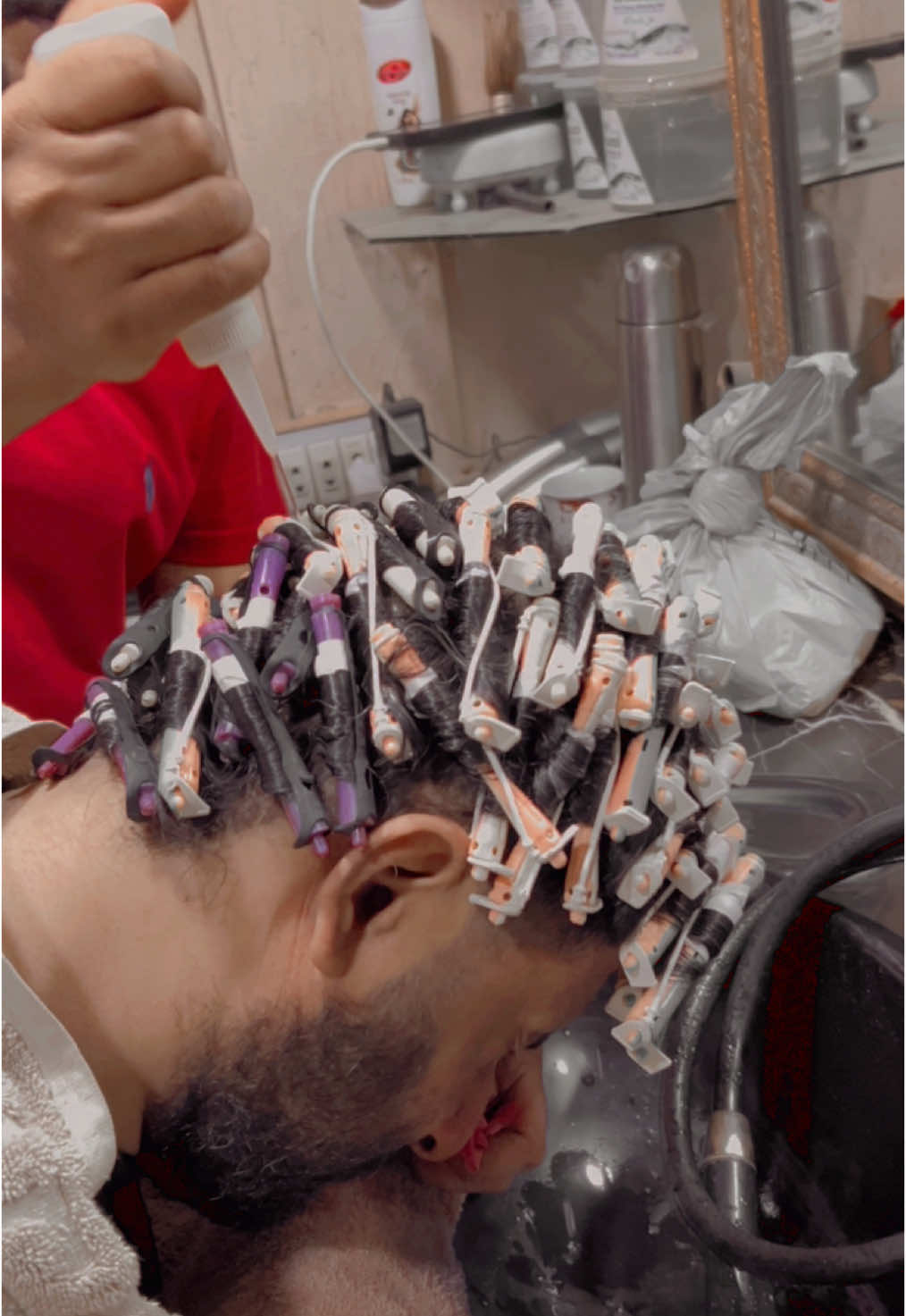 New hair #perm #perming #perminghair #perminghairstyle #cuy #curlyhair #curlyhairstyle #balochi #balochihair #balochihairstyle #fyp #fy #fyppoppppppppppp #foryou #foryoupage 