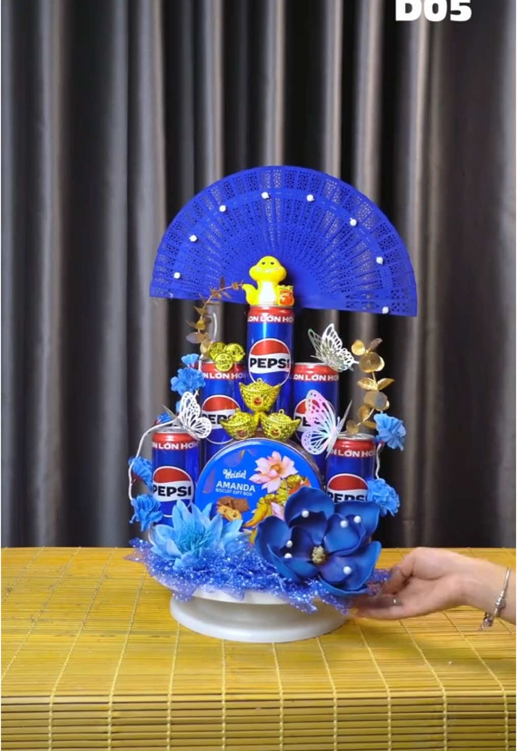 Set tháp lễ tone xanh 🥰🎋 mn bấm vào giỏ hàng mua nha 😍#xuhuong #tet #thapphukien 