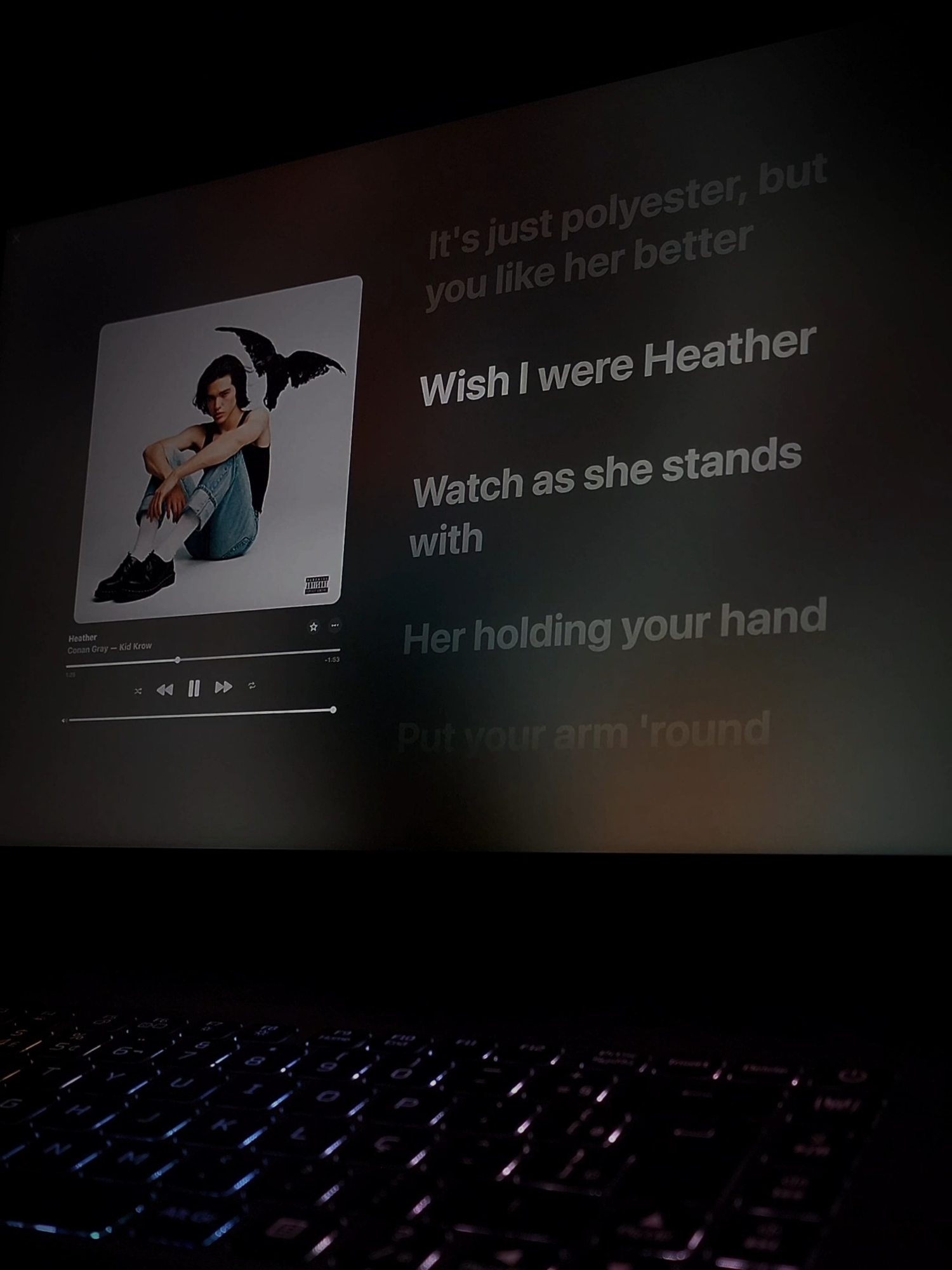 heather - conan gray #fyp #musica #lyrics #conangray