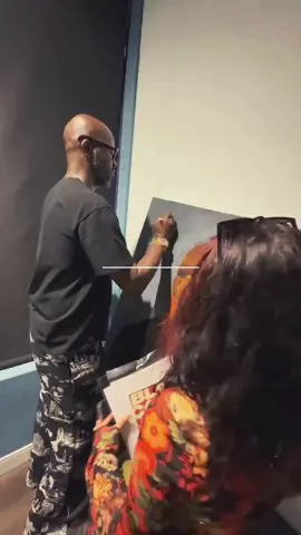 Meeting Black Coffee my favorite DJ was a moment I will always cherish. His music has inspired me for years and being able to see him live was a dream come true. The energy in the room was electric and I felt connected to everyone around me. After the show I had the incredible opportunity to meet him in person. He took the time to look at my live painting from the night which made the experience even more special. The painting wasn’t finished yet but i challenged myself to get really close to the finish line. 🎨 This is my third painting of DJ Black Coffee. Each painting I create improves more than the last. When Black Coffee signed my painting I felt a wave of gratitude and excitement. It was not just an autograph; it was a recognition of my passion for art and music. This experience encouraged me to continue pursuing my dreams knowing that anything is possible. I will always remember that night as a highlight of my life. Meeting Black Coffee has inspired me to create more and share my art with the world. I look forward to creating even more artwork that captures the essence of DJ Black Coffee. I know this won’t be the last. 🎨  THANK YOU FROM THE BOTTOM OF MY HEART @realblackcoffee 🥲 GILCALARTS.COM : : : : : : : : : : #music #live #myart #livepainting #tampa #blackcoffee #passion #humble #manifestation #followyourdreams #anythingispossible #femaleartist #selftaught #dreamcometrue #thankyou #momenttoremember