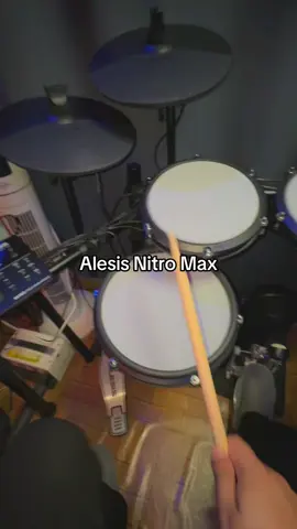 Testing lang kahit di pa marunong #alesisnitromax #alesis #edrums #drummer 