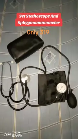 Set Stethoscope And Sphygmomanometer