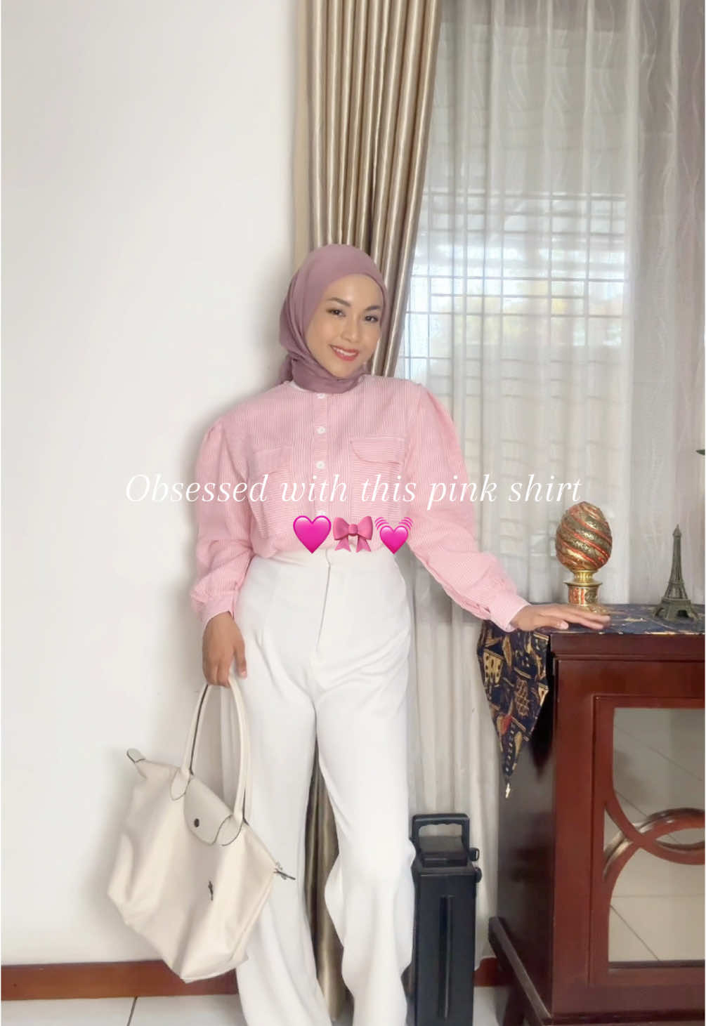 I'm in love and obsessed in pinkkk💓💓💓 #pink #OOTD #ootdhijab #FASHION #fashiontiktok #obsessed 
