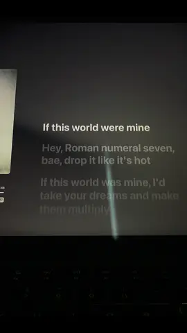 If this world were mine #kendrick #lamar #luther #applemusic #lyrics 