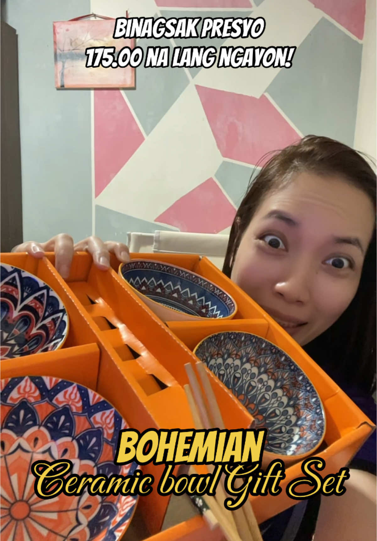 Dahil dito maging favorite ka talaga ng mga in-laws mo sa sobrang ganda ng regalo mo #ceramicbowl  #ceramicbowlset  #bohemianceramicbowl  #kitchenware  #kitchenwares 