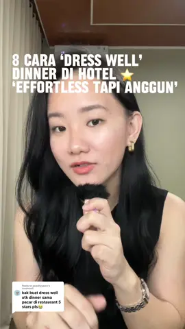 Replying to @peachyspicy gak perlu beli baju baru buat occasion sesekali yang gak bisa dipakai sering, coba deh kamu rotasi  baju yg kamu punya dan mix-match itu seakan akan bajunya baru😍 hemat budget tapi tampilannya tetap anggunly… meap dan hairstyle penting dan sesuain sama selera kalian yach☺️… untuk yang satu ini kita HARUS PD gak usah terlalu mikirin jenis body shape dlu ges #welldress #dresswell #welldressed #outfitdinner #outfitngedate #outfitideas #outfitinspo #outfits #howtopose #howtostyle #styleforyou #fashiontiktok #fashiontok #fashiontips 