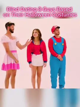 Blind Dating 8 Guys Based on Their Halloween Costumes#fyp #guys #foryour #girls #boy #dates #tinder