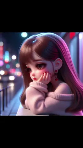 すれ違い… #そんな時もあるよ#泣き顔 #落ち込むこともある#前向きに生きる #可愛い女の子 #すれ違い#AI #aiart #3D #soara 