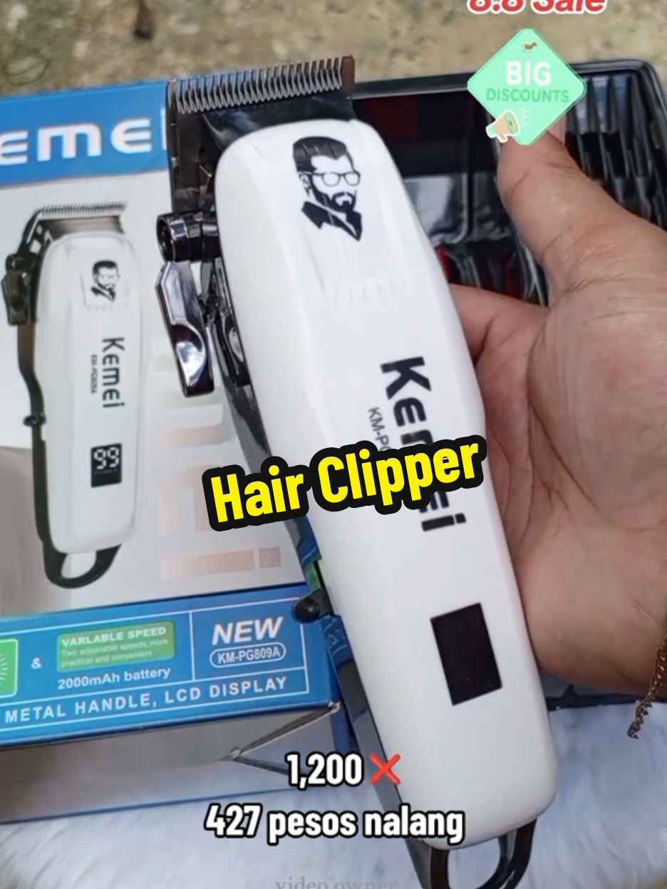 Hair clipper razor for haircut na pang Heavy DUTY mga lods #clipper #kemei #kemeihairclipper #hairclipper #trimmer #clippers #razor 