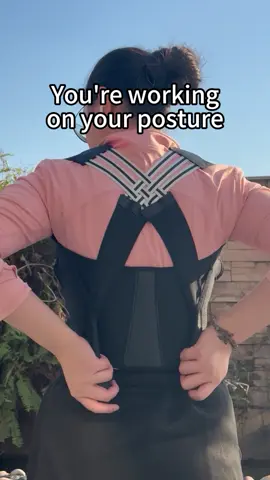 Perfect posture starts here#PostureCorrection #BackSupport #StandTall #posturefix #lovethin 