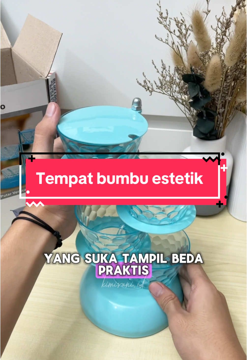 Tempat bumbu estetik dan berputar 🤩 #tempatbumbumamasoo #wadahbumbu #tempatbumbuestetik #mamasoo 