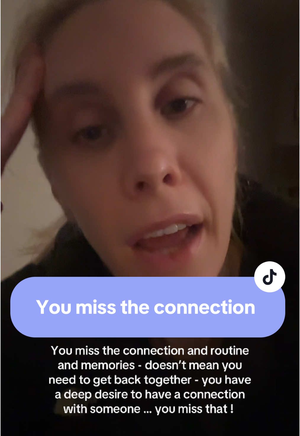 You miss the connection 