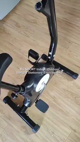 BG SPORT Indoor/Outdoor Upright Stationary Exercise Bike Household Fitness Equipment Exercise YS02♥️ #bike #bikeworkout #bikeexercise #gymbike #workout #gym 