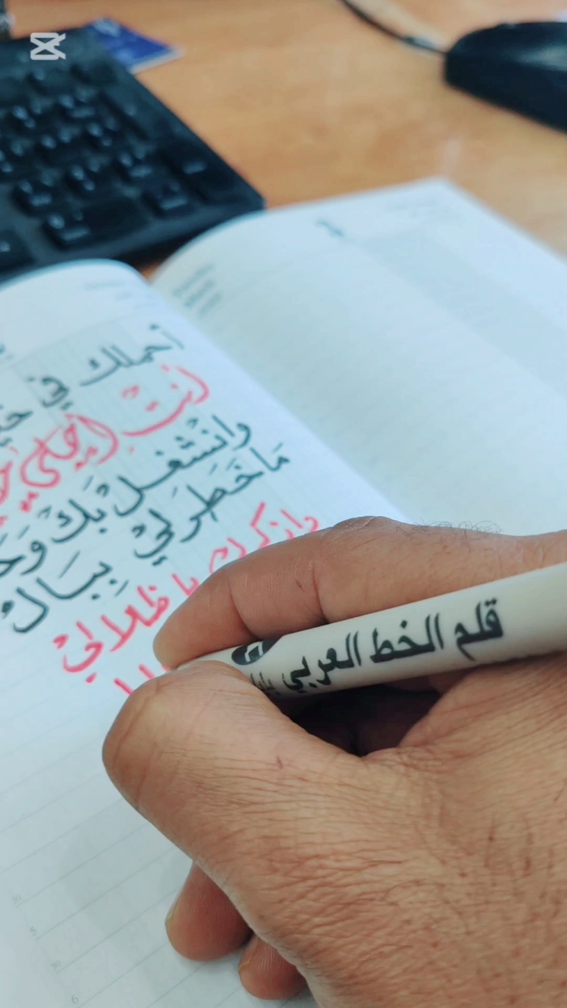 نسخ.. ديواني.. رقعة.. أحملك في خيالي..الفنان القدير #ايوب طارش 🌺🌺