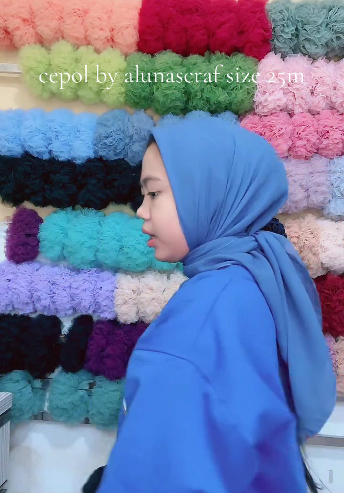 akhirnya nemuin cepol yg pas untung sekolah🥹🥹🤍 #megaguncang1212 #alunascarf #cepolantipusing #wibgajiansale 
