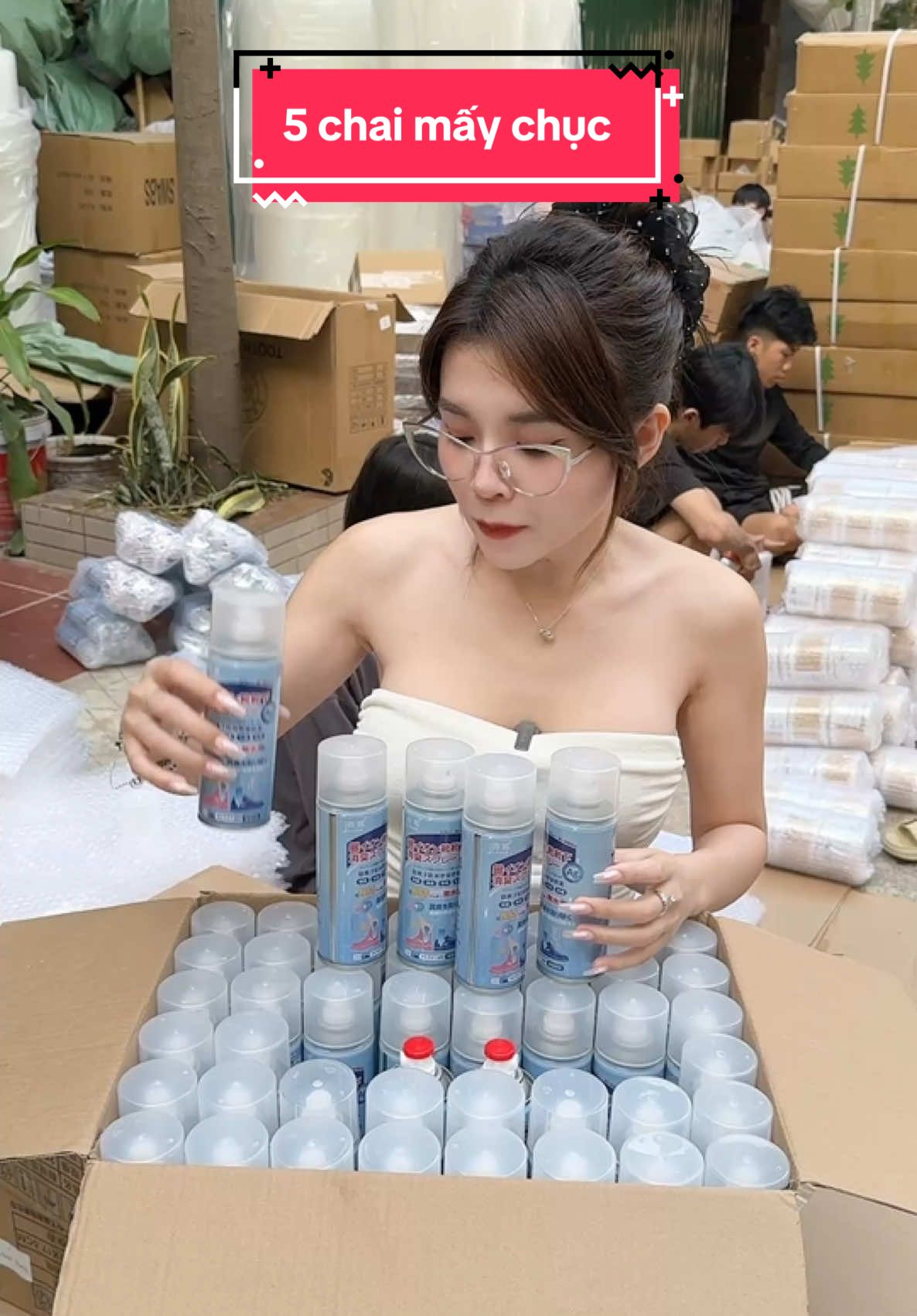 5 chai mấy chục #xitgiay #xuhuong #linhmeimei 