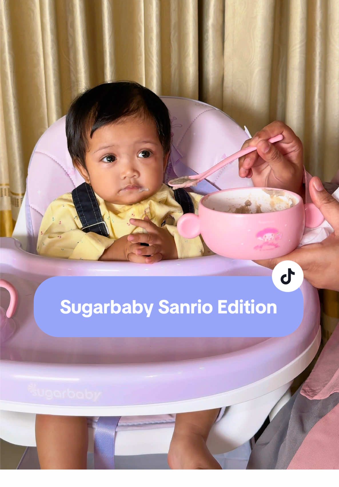 . . So happy Kia makan pakai Sugarbaby 6in1 Multifunction High Chair dan Feeding Set juga Training Cup baru edisi spesial Sanrio Characters dari @Sugarbaby.co.id !🥰😍🫶🏻 Yuk, samaan sama Kia checkout sekarang! 🥰 . . . #SugarbabySanrioCollection #SanrioCollection #SugarbabyFoldingChair #SugarbabyFeedingSet #Sugarbabytrainingcup #mpasi #perlengkapanmpasi #babychair #TrainingCup #GelasAnak 