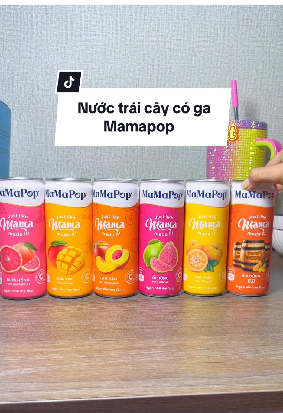 Đặc biệt là không có c.ồ.n nên mọi người yên tâm quẩy banh nóc nha 🥳🥳 #mamapop #ngonnhumelam #nuoctraicaycoga #nuoctraicaysparkling #fruits 