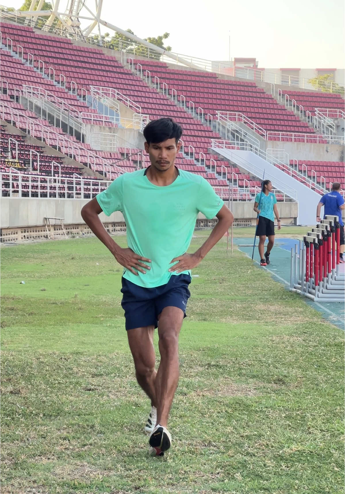 🦵🏽🏃🏽‍♂️🧠🥇🏆#พลังทีมชาติ #นักกระโดดสูง 