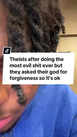 Religious forgiveness excuses bad behaviors #atheism #religion #theism 