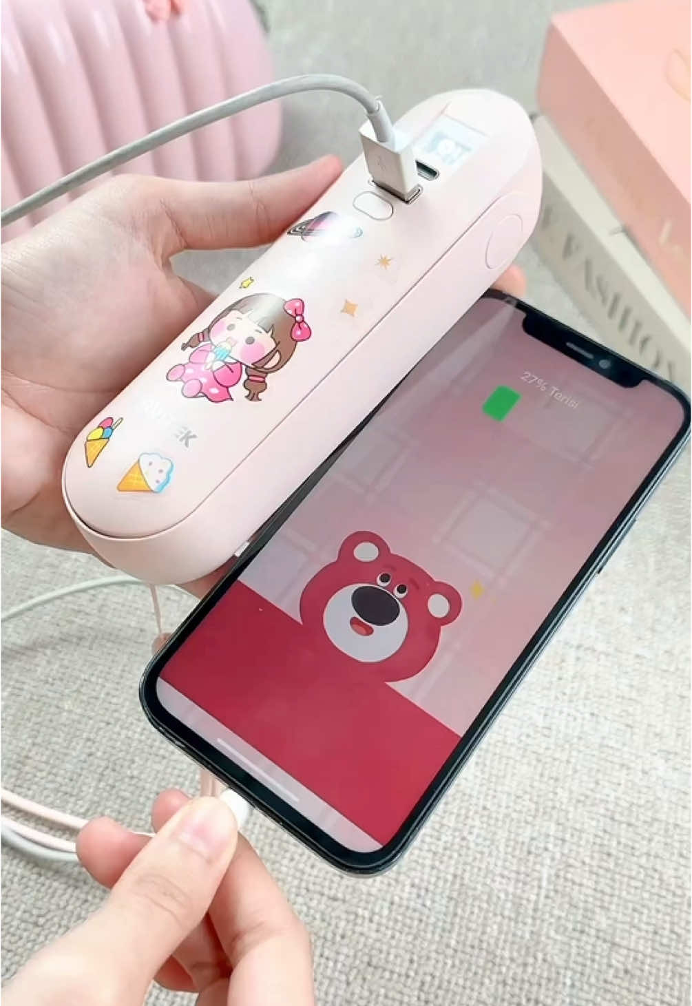 HAH demi apa multifungsi bgt sih!😭🫵🏻 #powerbank #twsbluetooth #longervideos #kipasangin 