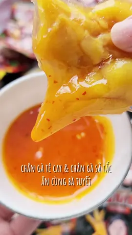 Combo đỏ đen: 10 chân gà rút xương tê cay + 10 chân gà rút xương sả tắc ăn cùng bà Tuyết #changarutxuong #changatecay #changasatac #ancungbatuyet #combododenbatuyet 
