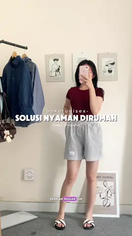boxer yang hanya tidak nyaman, tapi juga stylish ! #boxerunisek #celanapendek #boxermurah 