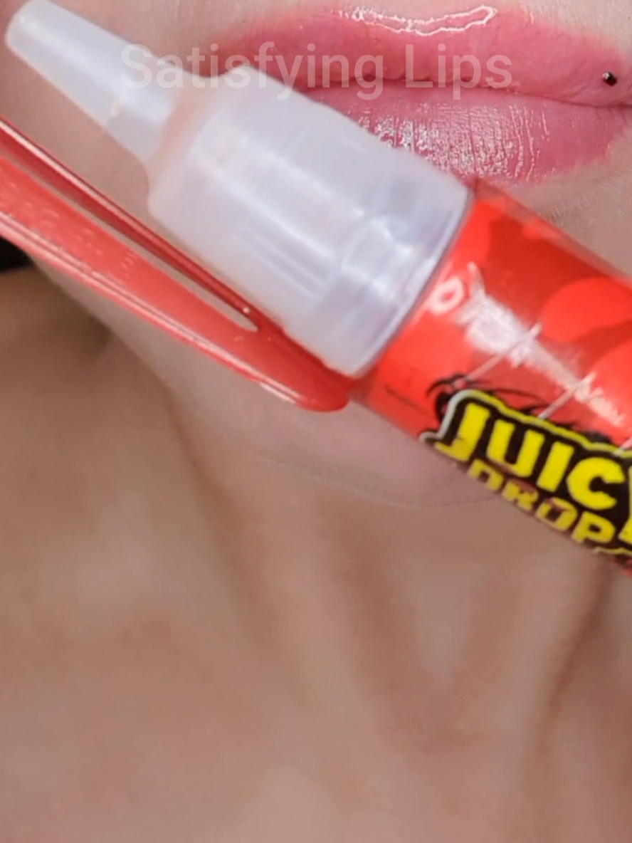 ASMR Satisfying Eating Juicy Drop Candy #asmr #candy #satisfyinglips 