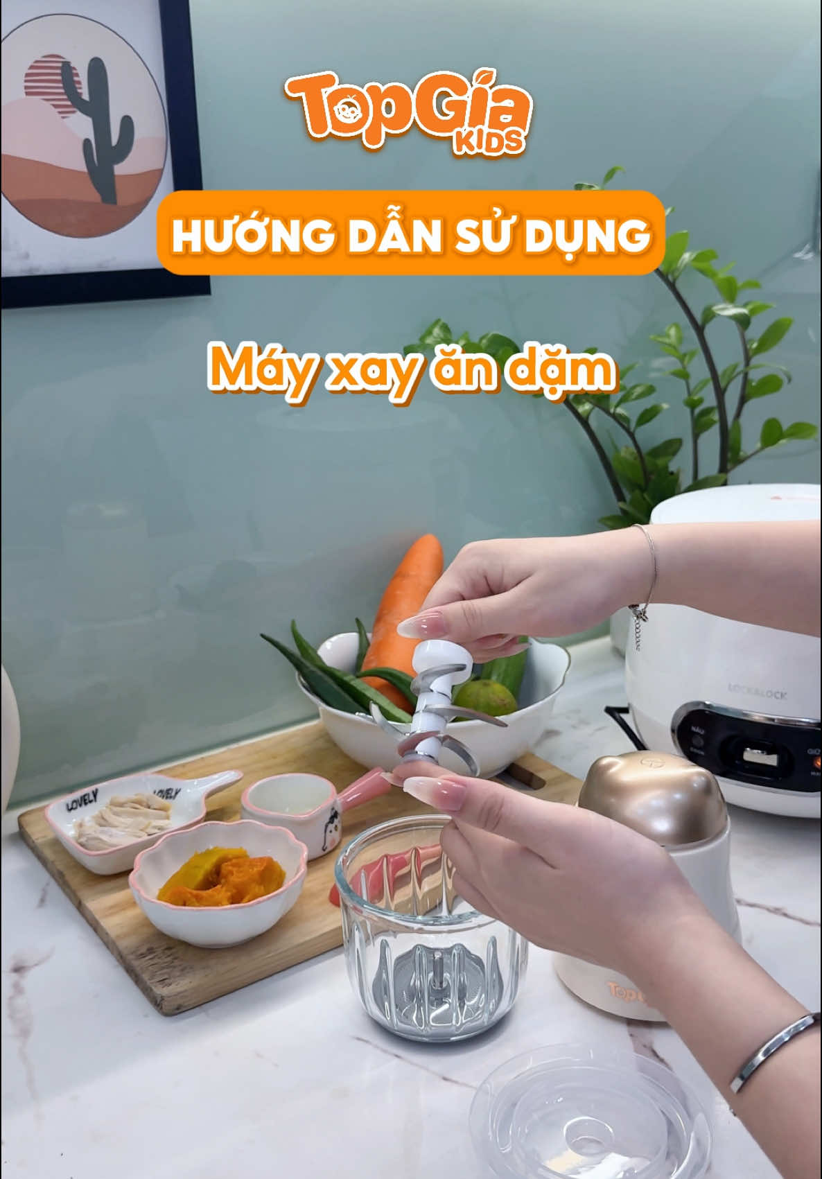 Hướng dẫn sử dụng máy xay ăn dặm ❤️ #mayxay #mayxaydanang #mayxayandam #topgiakids 