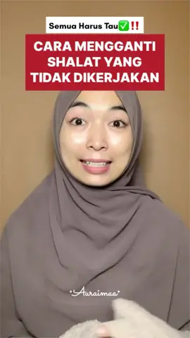 Siapa yang dulu pernah ninggalin sholat? Harus dibayar loh! Simak video ini untuk mengetahui “gimanasih cara mengganti sholat yang lama kita tinggalkan?” #edukasi #islami #menggantishalat #qadashalat #fyp #amalan #reels__tiktok 