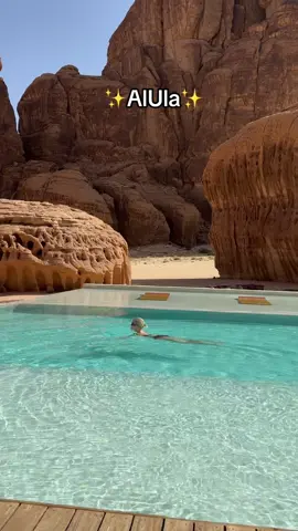 Another beautiful place to explore in the Middle East: AlUla, Saudi Arabia 🇸🇦 #alula #uae #dubai #ksa #saudiarabia 