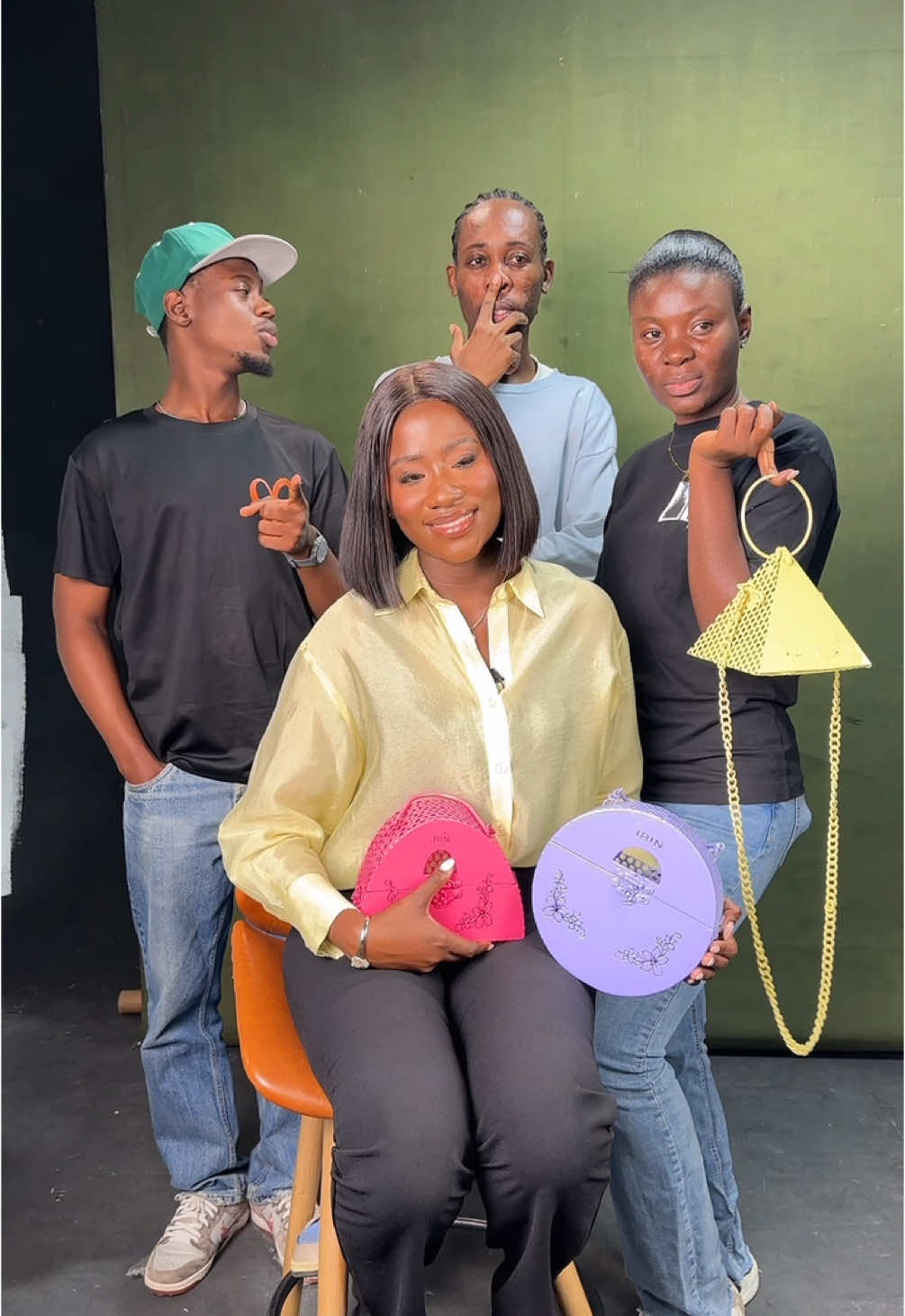 Shoot day magic ✨ Bringing our vision to life, one bag at a time 👜Oh, and TikTok fam we just reopened our 35% OFF Black Friday sale just for you! Don’t miss it! 🖤💛#buildingIrin #ghanatiktok🇬🇭 #Vlog #Vlog #BuildingIrin #fashiontiktok 