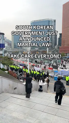 Prayers for safety for everyone in South Korea! Hope this martial law is just for safety purposes 🙏 #southkorea #martiallaw 