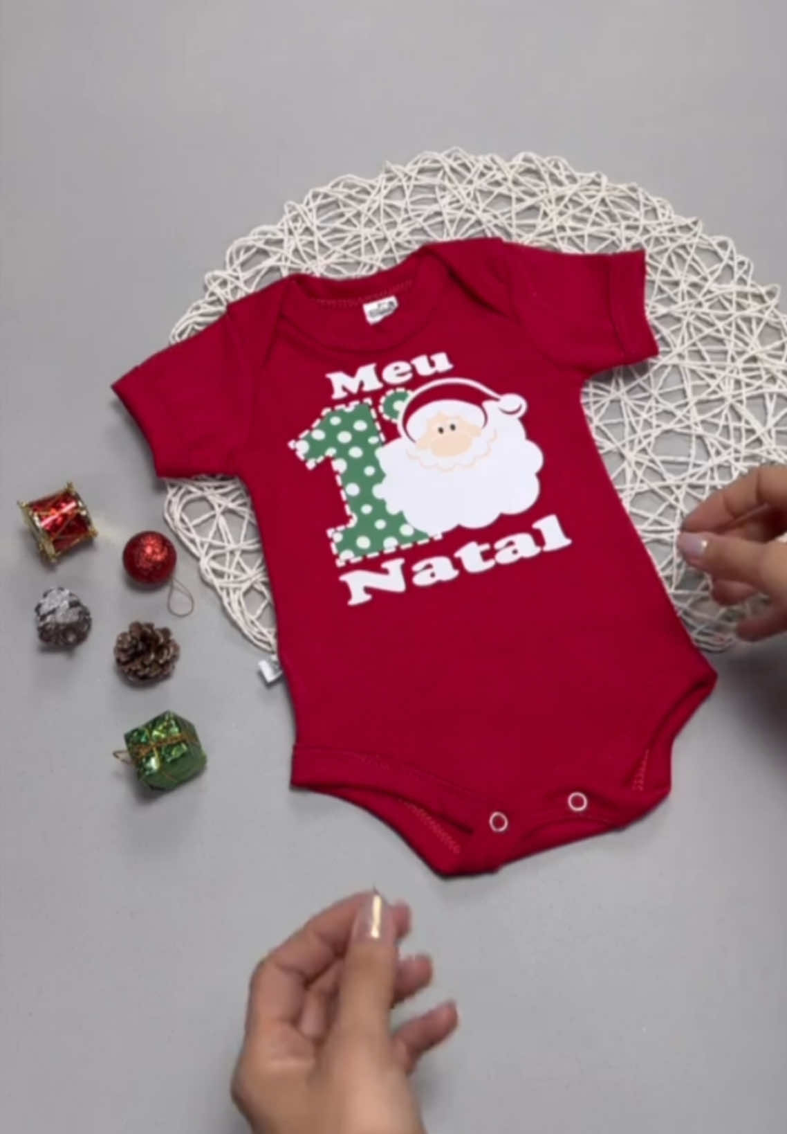 Link na bio ❤️🤍 #shopee #natal #look #explore #baby 