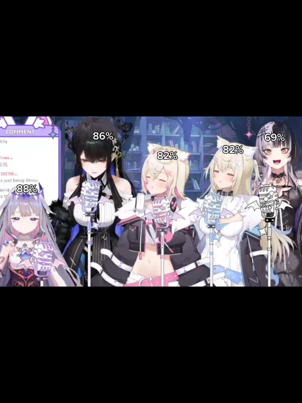 ADVENT KARAOKE OFF COLLAB #shiorinovella #kosekibijou #nerissaravencroft #fuwamoco #holoadvent #hololive #vtuber