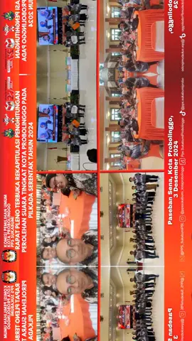 #temanpemilih Rapat pleno terbuka rekapitulasi penghitungan perolehan suara tingkat kota Probolinggo pada pilkada serentak tahun 2024 #gaknyoblosgakjos #kpu_ri #kpujatim #kpukotaprobolinggo #kpumelayani #PilkadaSerentak2024 #PilgubJatimSenengBareng  @Kelurahan Sukabumi  @KPU Kota Probolinggo 