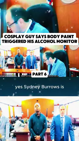 Cosplay Guy Says Body Paint Triggered His Alcohol Monitor #court #courtroom #judge #law #lawyer #viralvideo #fyp #trending #usa🇺🇸 #prison #arrest #criminal 