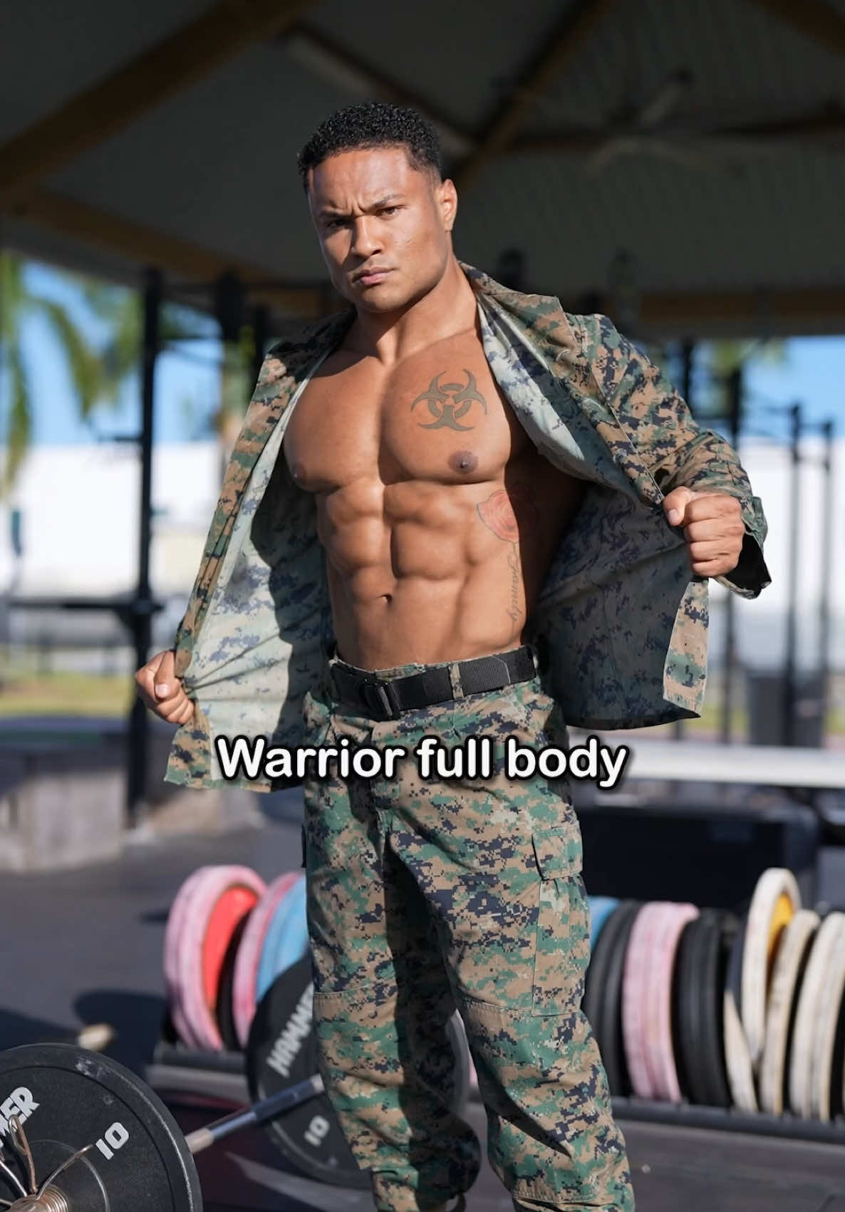 Training like a warrior. 😤 If you don’t unleash the beast within working out, where else will you let it out.  I don’t workout; I train.  Train to build the most sharp natural weapon amongst men.  Train to be uncommon, ruthless and ambitious.  Send this to someone who is a beast.  Message me the word “beast” so we can find the beast within you that I know that you have.  And let’s unleash that thing.  #beast #fullbodyworkout #workoutmotivation #traininsaneorremainthesame 