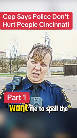 Cop Says Police Don't Hurt People Cincinnati #cops #police #refusa #crime #lawsuits 