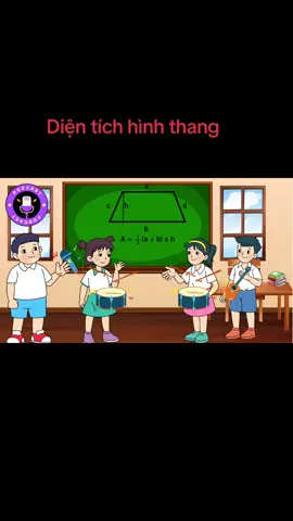 Bài hát tính diện tích hình thang 