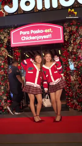 PASKO-EST SEASON IS HERE! 🌟 @Kitty & Kakai celebrated the Pasko-est season with @jollibee together with Belle Mariano, Joshua Garcia, Robi Domingo, and Maja Salvador at Jollibee Don Quijote!  #JoyfulChristmasStores  #KittyAndKakai #KittyAlmeda #KakaiAlmeda #AllAccessToArtists  #fAAAmily  #fy #fyp #fypage #foryoupage 