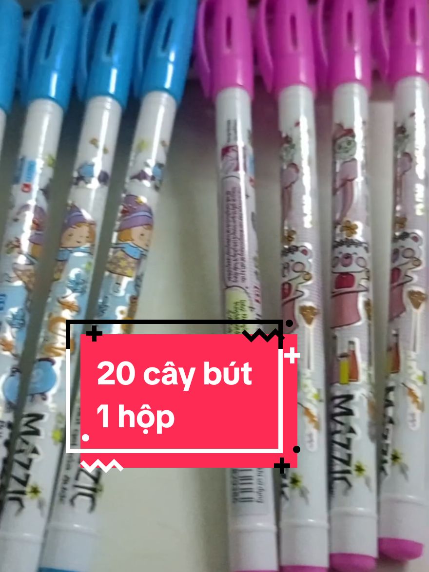 Hộp 20 cây bút chưa đến 100 cành #shophangtonghopgiare #xuhuongtiktok #giare #buthocsinh #butmucgel 