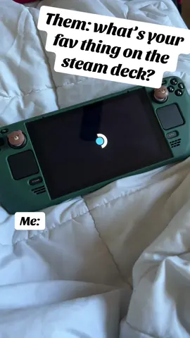 legit nothing but happiness when i turn it on 😊 #steamdeck #cozygamer #steam 