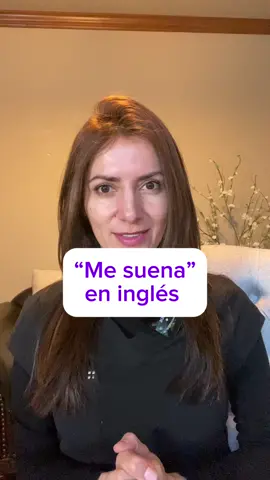 “Me suena” en ingles #ingles #inglesonline #inglesfacil 
