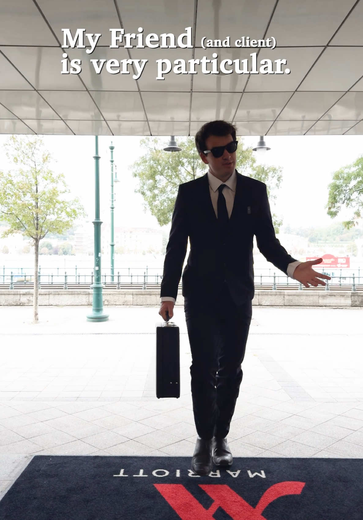 He’s tough to please but a sweet treat at @Marriott Hotels realllyyyy helps win him over #ad @Marriott Bonvoy 