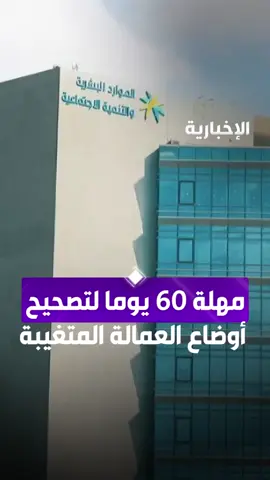 منح 60 يوما إضافية لتصحيح أوضاع العمالة المهنية المتغيبة