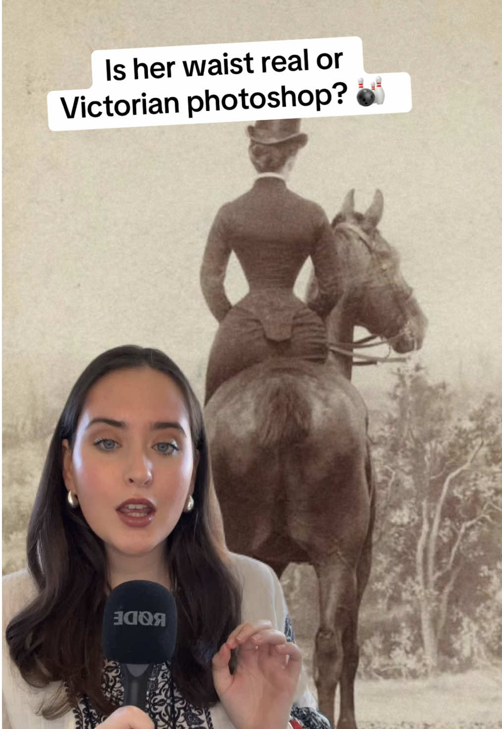 Catherine Walters gives a whole new meaning to body tea ☕️  The victorians loved to photoshop their pictures, but perhaps the famous courtesan ‘Skittles’ isn’t lying to us… #catherinewalters #theprettyhorsebreakers #History #19thcentury #fashionhistory #victorianfashion #empresssissi #historytok 